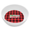 Lumberjack Plaid Melamine Bowl - 8 oz (Personalized)