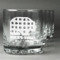 Lumberjack Plaid Whiskey Glasses (Set of 4) (Personalized)