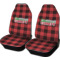 Lumberjack Plaid Car Seat Covers (Set of Two) (Personalized)