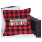 Lumberjack Plaid Outdoor Pillow (Personalized)