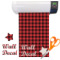 Lumberjack Plaid Vinyl Sheet (Re-position-able)
