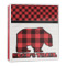 Lumberjack Plaid 3-Ring Binder - 1 inch (Personalized)
