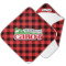 Lumberjack Plaid Hooded Baby Towel (Personalized)