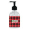Lumberjack Plaid Glass Soap & Lotion Bottle - Single Bottle (Personalized)