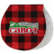 Lumberjack Plaid Burp Pad - Velour w/ Name or Text