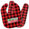 Lumberjack Plaid Baby Bib w/ Name or Text