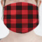 Lumberjack Plaid Face Mask Cover