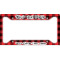 Lumberjack Plaid License Plate Frame (Personalized)