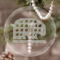 Lumberjack Plaid Engraved Glass Ornament (Personalized)