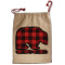 Lumberjack Plaid Santa Sack - Front (Personalized)