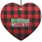 Design Your Own Heart Ceramic Ornament
