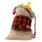 Lumberjack Plaid Santa Sack (Personalized)