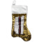Lumberjack Plaid Reversible Sequin Stocking - Gold (Personalized)