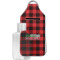 Lumberjack Plaid Hand Sanitizer & Keychain Holder - Large (Personalized)
