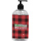 Lumberjack Plaid Plastic Soap / Lotion Dispenser (Personalized)