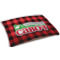 Lumberjack Plaid Dog Bed - Small w/ Name or Text