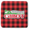 Lumberjack Plaid Memory Foam Bath Mat - 48"x48" (Personalized)