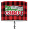 Lumberjack Plaid 16" Drum Lamp Shade - Fabric (Personalized)
