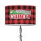 Lumberjack Plaid 12" Drum Lamp Shade - Fabric (Personalized)