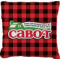 Lumberjack Plaid Faux-Linen Throw Pillow 16" (Personalized)
