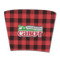 Lumberjack Plaid Party Cup Sleeve - without bottom (Personalized)