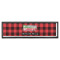 Lumberjack Plaid Bar Mat (Personalized)