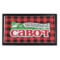 Lumberjack Plaid Bar Mat - Small (Personalized)