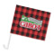 Lumberjack Plaid Car Flag (Personalized)