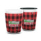 Lumberjack Plaid Ceramic Shot Glass - 1.5 oz (Personalized)