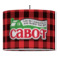 Lumberjack Plaid Drum Pendant Lamp (Personalized)