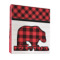 Lumberjack Plaid 3 Ring Binder - Full Wrap - 1" (Personalized)