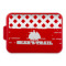 Lumberjack Plaid Aluminum Baking Pan with Red Lid (Personalized)