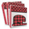 Lumberjack Plaid 3 Ring Binder - Full Wrap (Personalized)