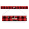 Lumberjack Plaid Plastic Ruler - 12" (Personalized)