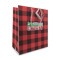 Lumberjack Plaid Medium Gift Bag (Personalized)