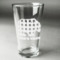 Lumberjack Plaid Pint Glass - Engraved (Personalized)