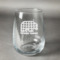 Lumberjack Plaid Stemless Wine Glass - Engraved (Personalized)