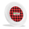 Lumberjack Plaid Plastic Party Dinner Plates - 10" (Personalized)