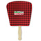 Lumberjack Plaid Paper Fan (Personalized)