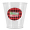 Lumberjack Plaid Plastic Shot Glass (Personalized)