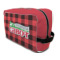 Lumberjack Plaid Toiletry Bag / Dopp Kit (Personalized)