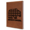 Lumberjack Plaid Leather Sketchbook (Personalized)