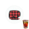 Lumberjack Plaid Printed Drink Topper - 1.5" (Personalized)