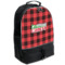 Lumberjack Plaid Backpacks - Black (Personalized)