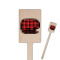 Lumberjack Plaid Rectangle Wooden Stir Sticks (Personalized)