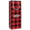 Lumberjack Plaid Wine Gift Bags (Personalized)