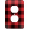 Lumberjack Plaid Electric Outlet Plate