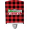 Lumberjack Plaid Ceramic Night Light (Personalized)