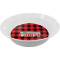 Lumberjack Plaid Melamine Bowl (Personalized)