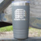 Lumberjack Plaid 20 oz Stainless Steel Tumbler - Grey - Single Sided (Personalized)